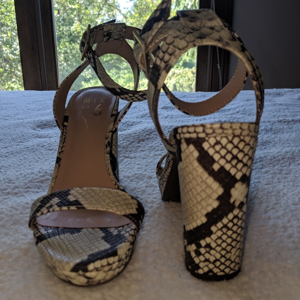 Snakeskin Heels